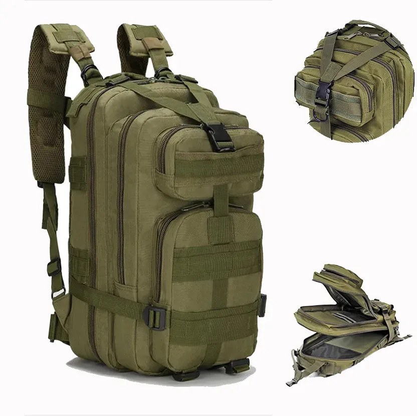 NEW 20-25L Military Tactical Backpack Waterproof Molle Hiking Backpack Sport Travel Bag Outdoor Trekking Camping Army Backpack
