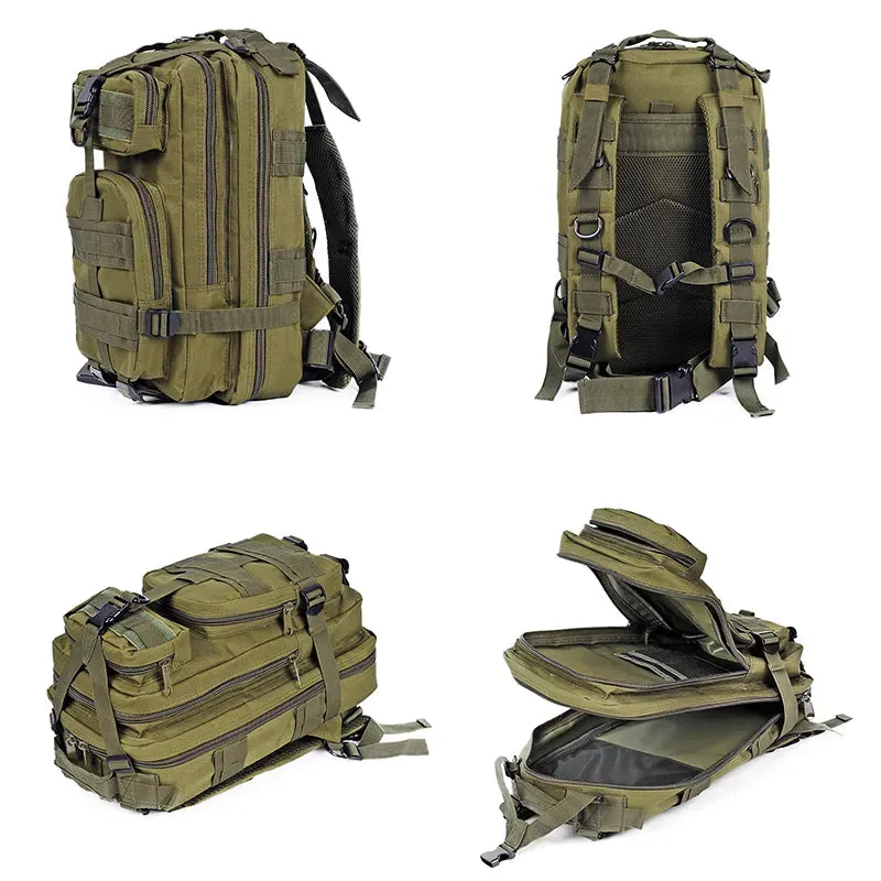 NEW 20-25L Military Tactical Backpack Waterproof Molle Hiking Backpack Sport Travel Bag Outdoor Trekking Camping Army Backpack