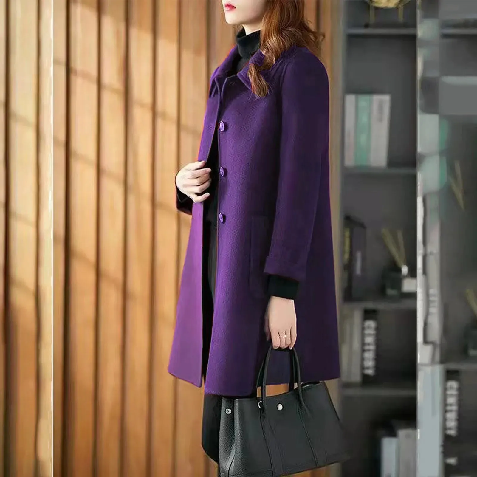 New In Outerwears Jackets Casual Design Sense Stcollar Solid Color Coat Jackets For Women 2023 Spring Jacket Coat For Women