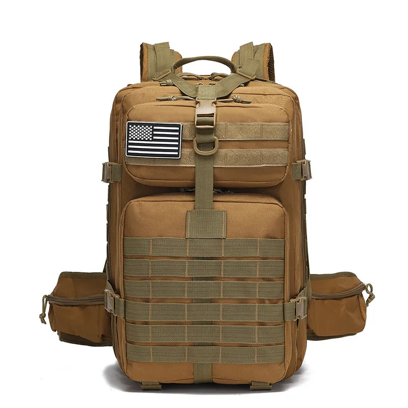 New Large-Capacity Backpack Men's Travel Commuter Outdoor Backpack Hiking Equipment Camping Waist Support 3P Backpack