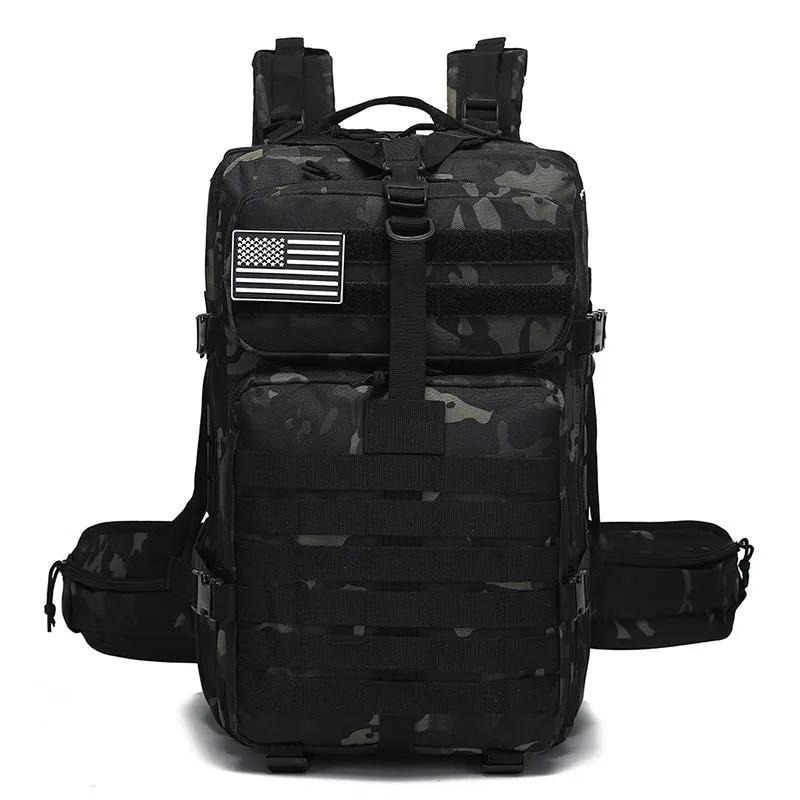 New Large-Capacity Backpack Men's Travel Commuter Outdoor Backpack Hiking Equipment Camping Waist Support 3P Backpack