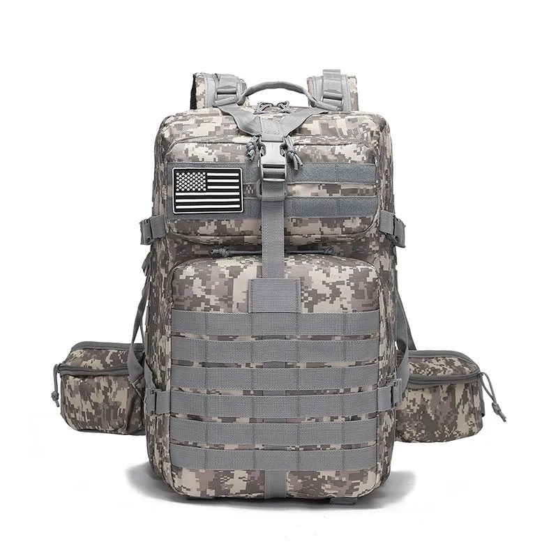 New Large-Capacity Backpack Men's Travel Commuter Outdoor Backpack Hiking Equipment Camping Waist Support 3P Backpack