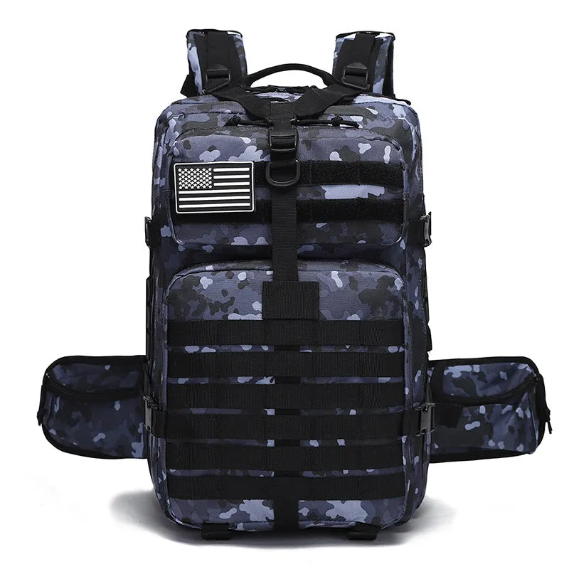 New Large-Capacity Backpack Men's Travel Commuter Outdoor Backpack Hiking Equipment Camping Waist Support 3P Backpack