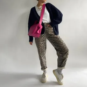 Nicole - Leopardenmuster Jeans