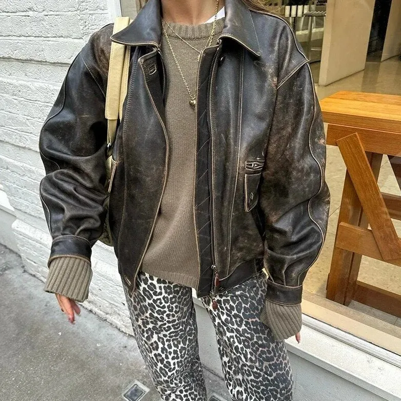 Nicole - Leopardenmuster Jeans