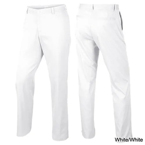 Nike Flat Front Pants (#639779-100) White/White W38 L30