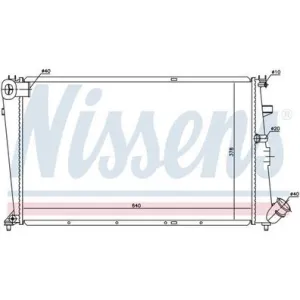 Nissens Engine Cooling Condenser CN5656 for Renault Scenic III 02/09- Megane III 08/11