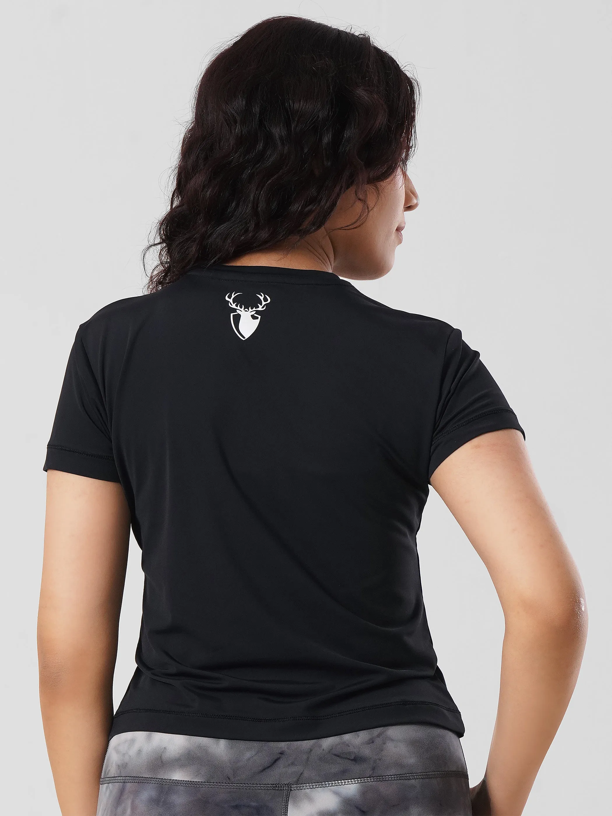 Nylon Super Soft Top in Black