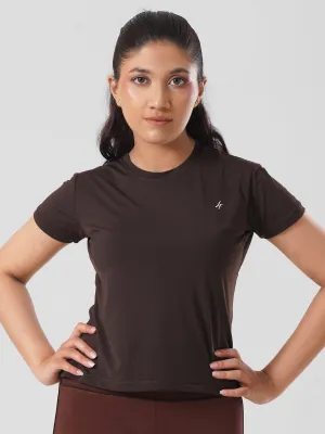 Nylon Super Soft Top in Brown