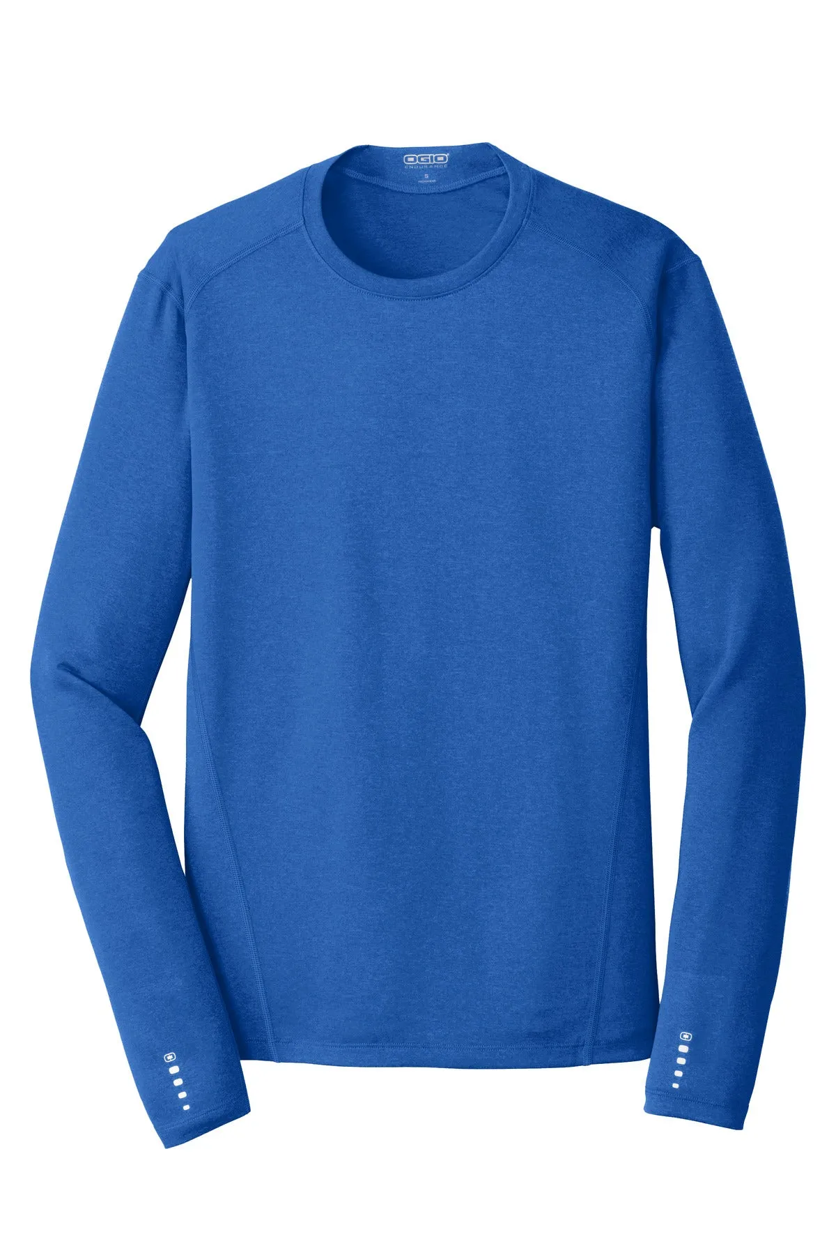 OGIO Long Sleeve Pulse Crew. OE321 Electric Blue