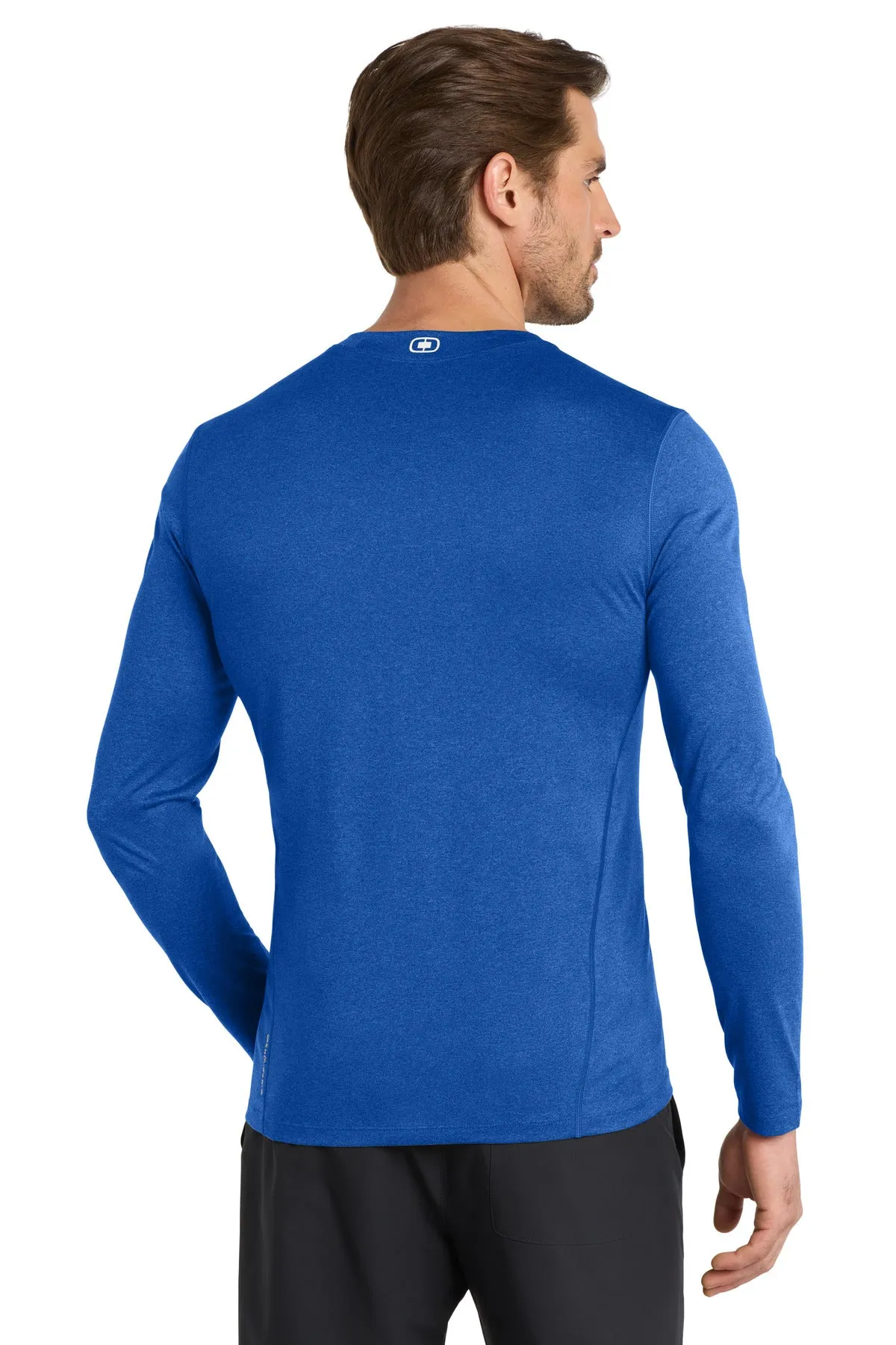 OGIO Long Sleeve Pulse Crew. OE321 Electric Blue