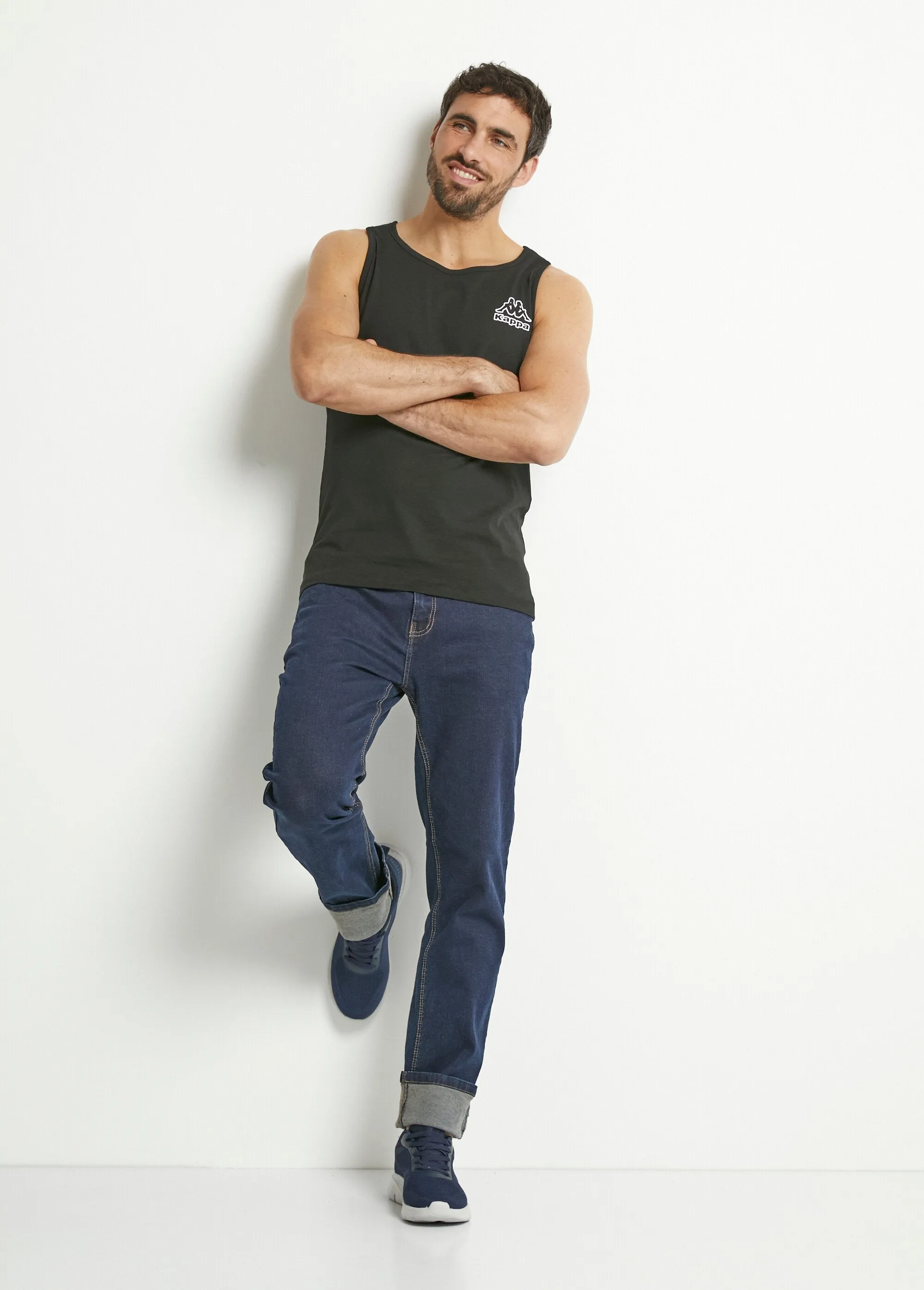 Pack of 2 sleeveless round neck tank tops