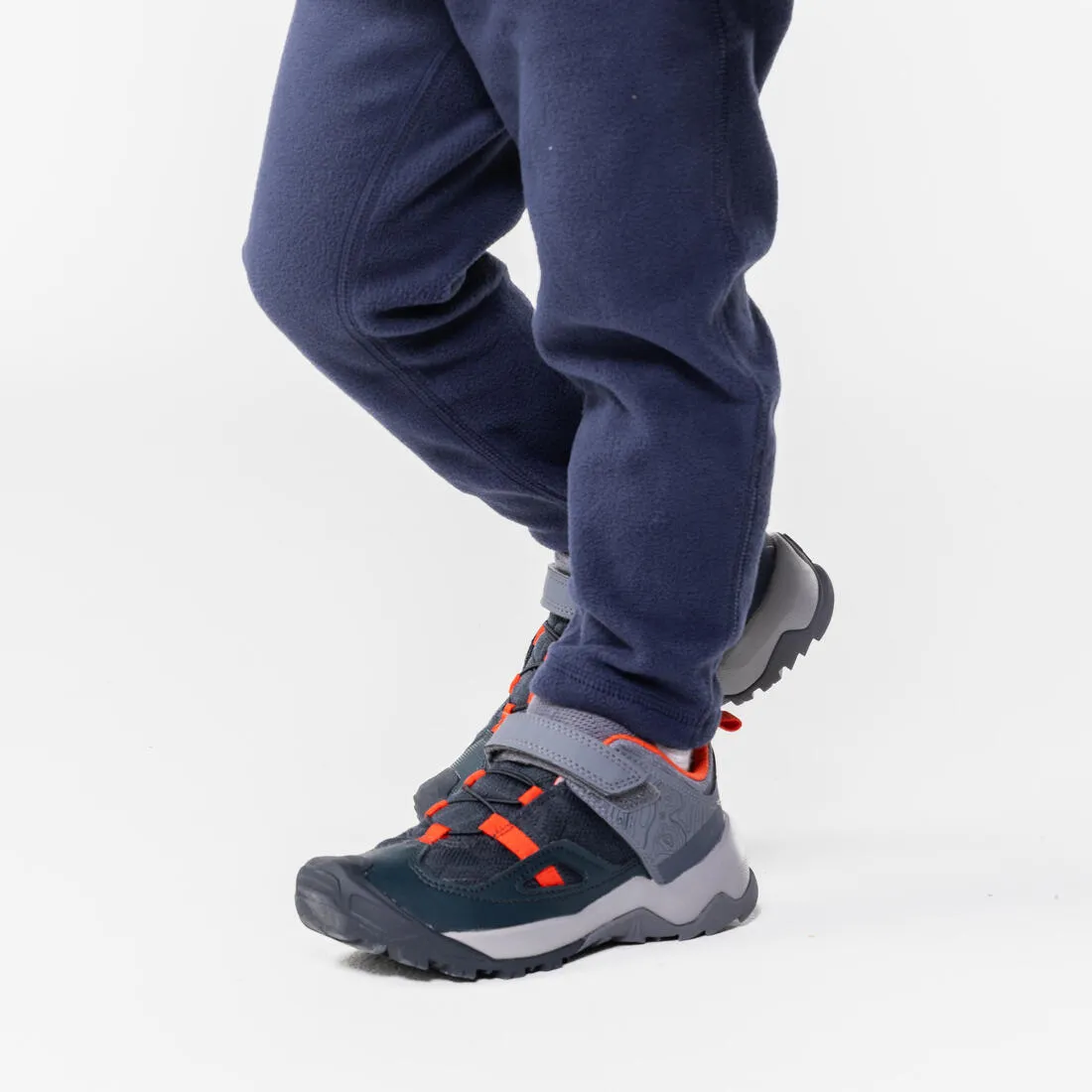 Pantalon polaire de randonnée - mh100 bleu marine - enfant 2 - 6 ans
