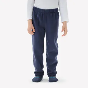 Pantalon polaire de randonnée - mh100 bleu marine - enfant 2 - 6 ans