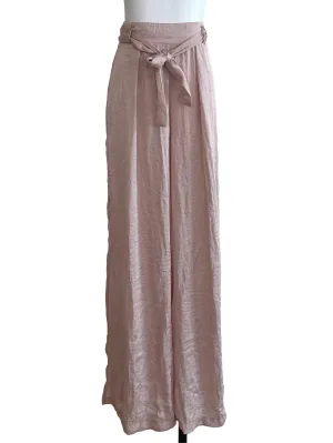 Peach Satin Pants