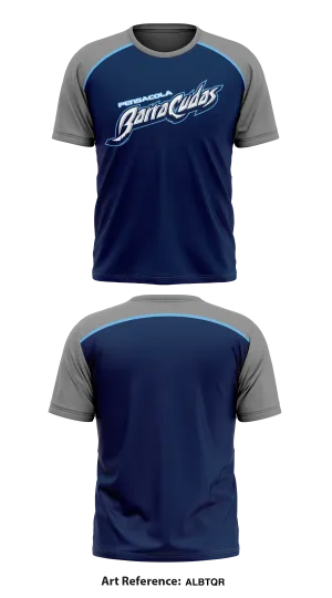 Pensacola Barracudas Core Men's SS Performance Tee - ALBtqr