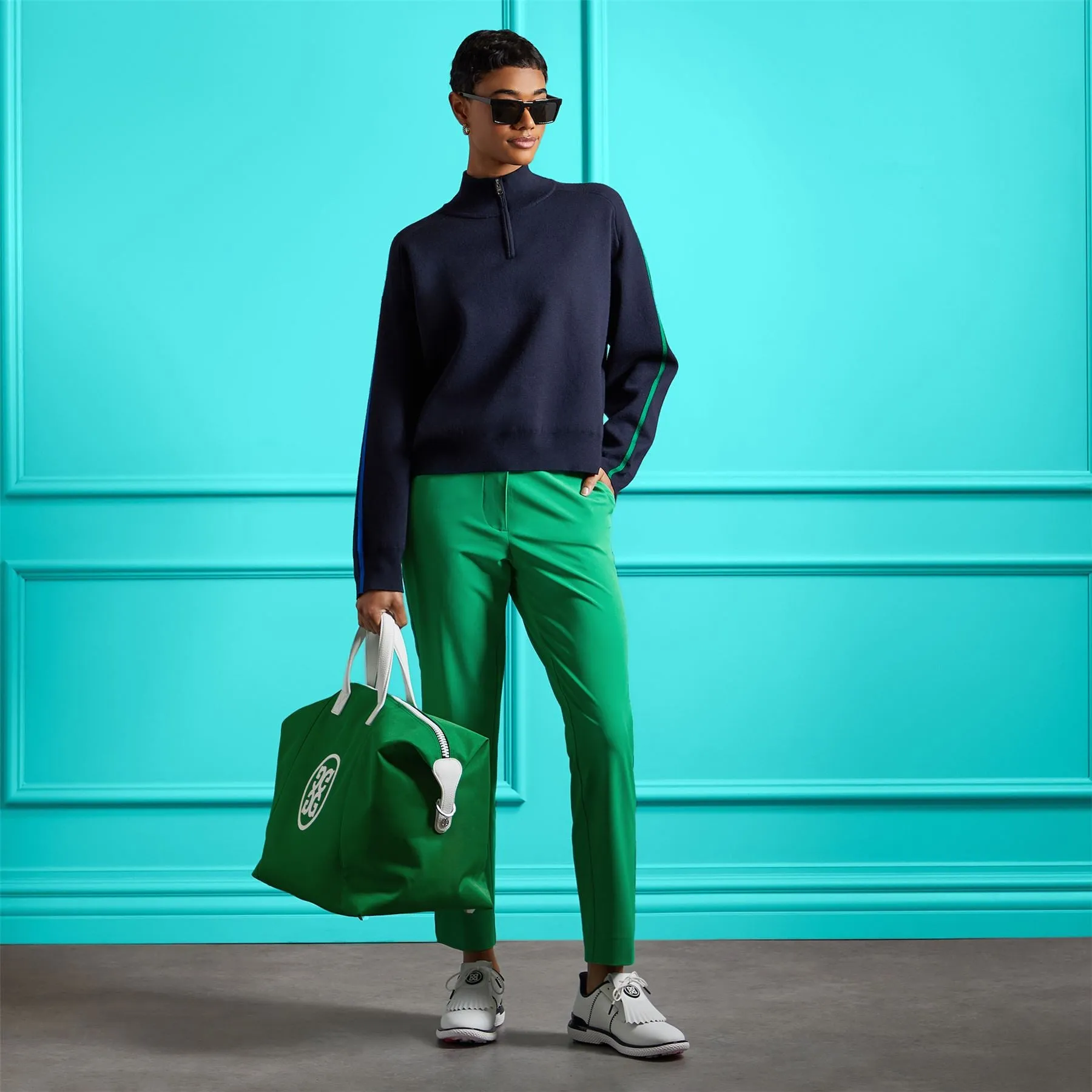 Performance Twill Mid Rise Pants Clover