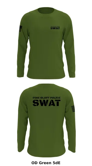 Pine Bluff Police SWAT Store 1 Core Men's LS Performance Tee - 5dE
