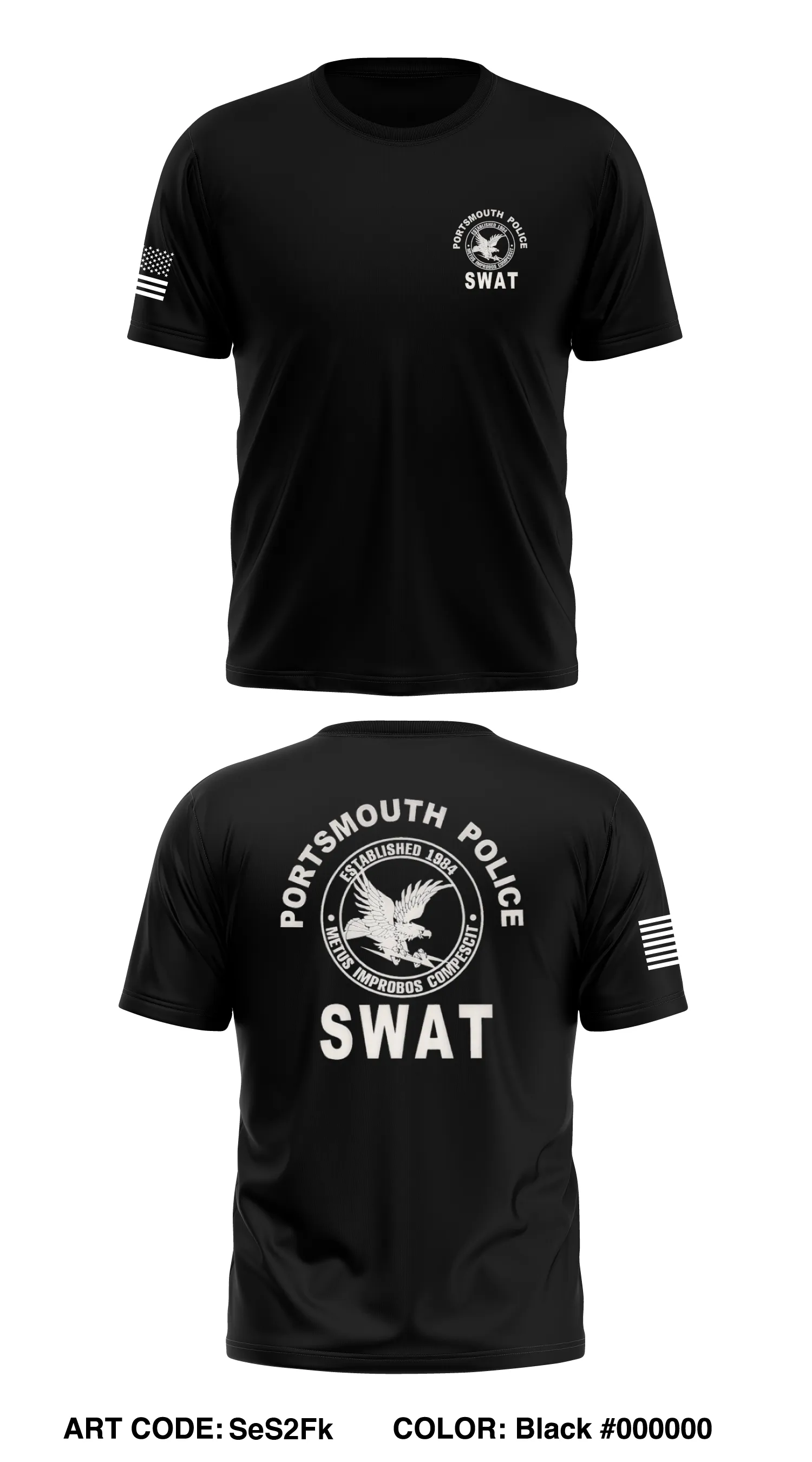 PPD SWAT Store 1 Core Men's SS Performance Tee - SeS2Fk