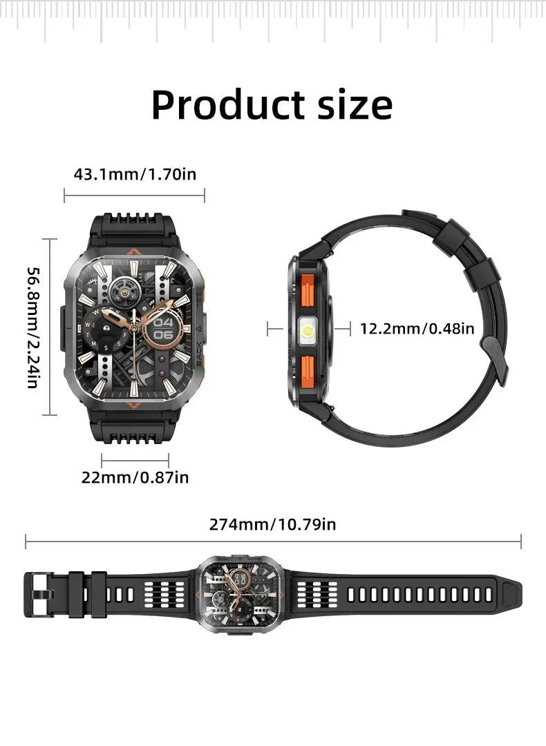 Pro/Armor 24 Outdoor Smartwatch For Hiking - Rugged GPS Tracking & Weather Alerts