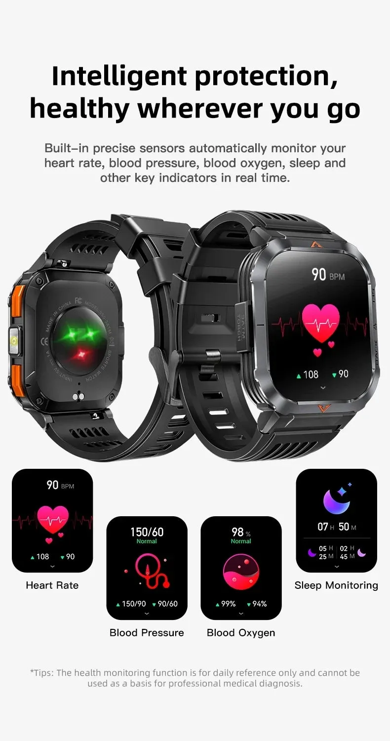 Pro/Armor 24 Outdoor Smartwatch For Hiking - Rugged GPS Tracking & Weather Alerts