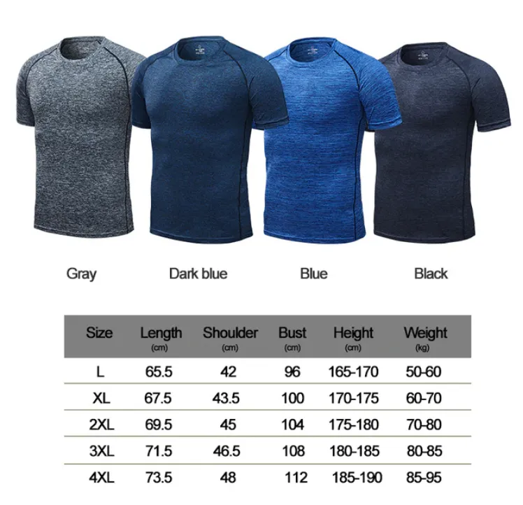 Quick Dry Compression T-Shirts