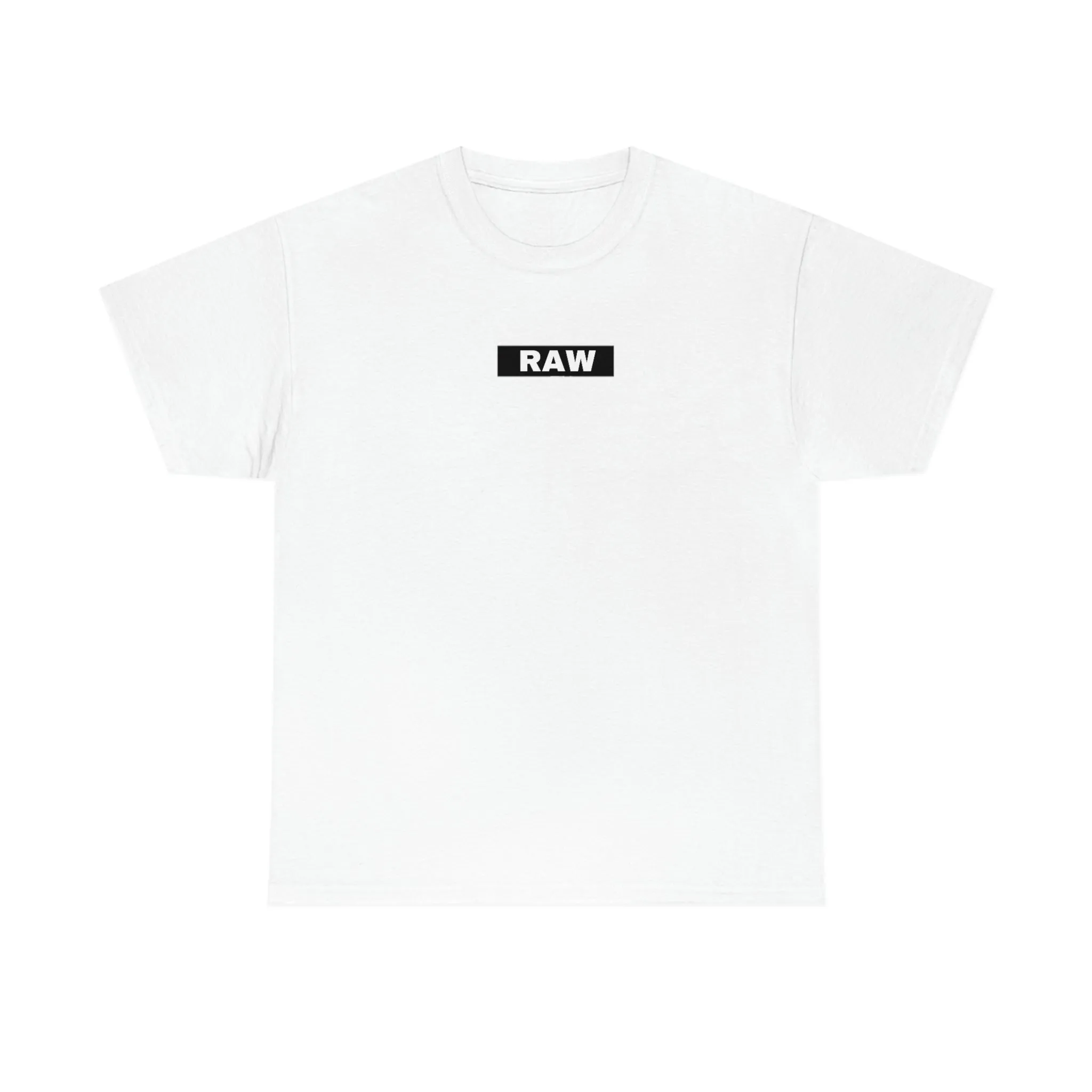 Raw Box LOGO Heavy Cotton Tee WHITE