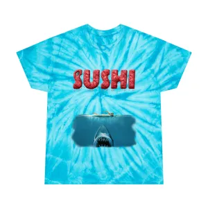 Raw Sushi "JAWS" BLUE Tie-Dye Tee