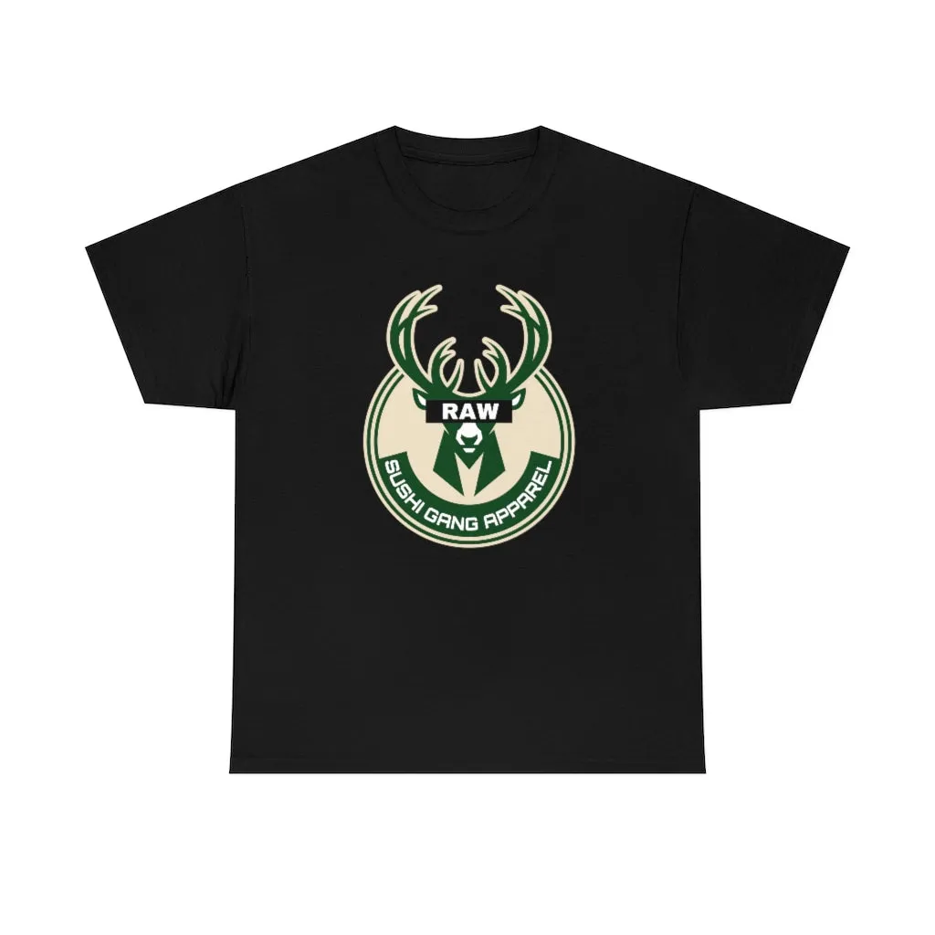 Raw Sushi "millRAWkee" LOGO Heavy Cotton Tee (limited)