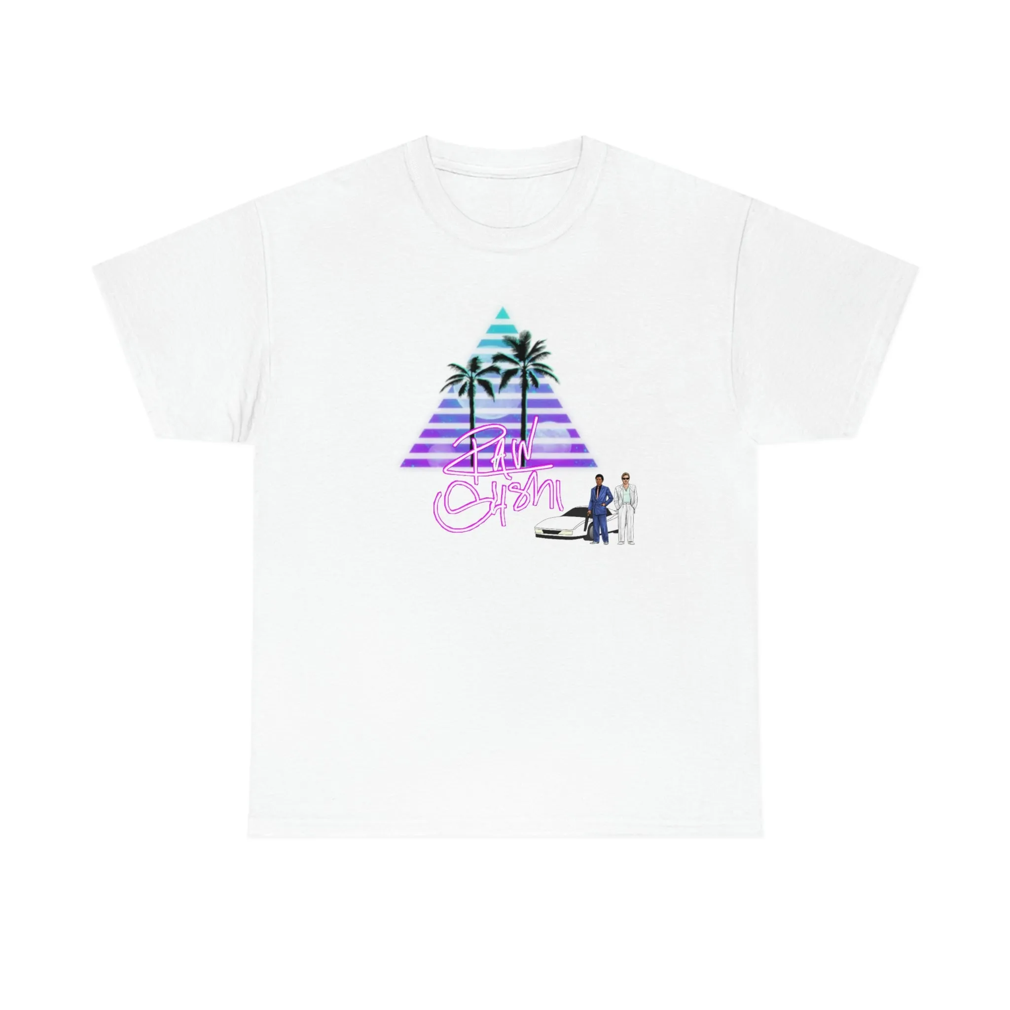 Raw Sushi "vice city" Heavy Cotton Tee