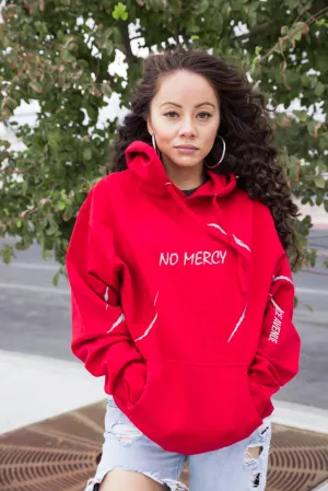 Reflective No Mercy | Red Hoodie (Claws)