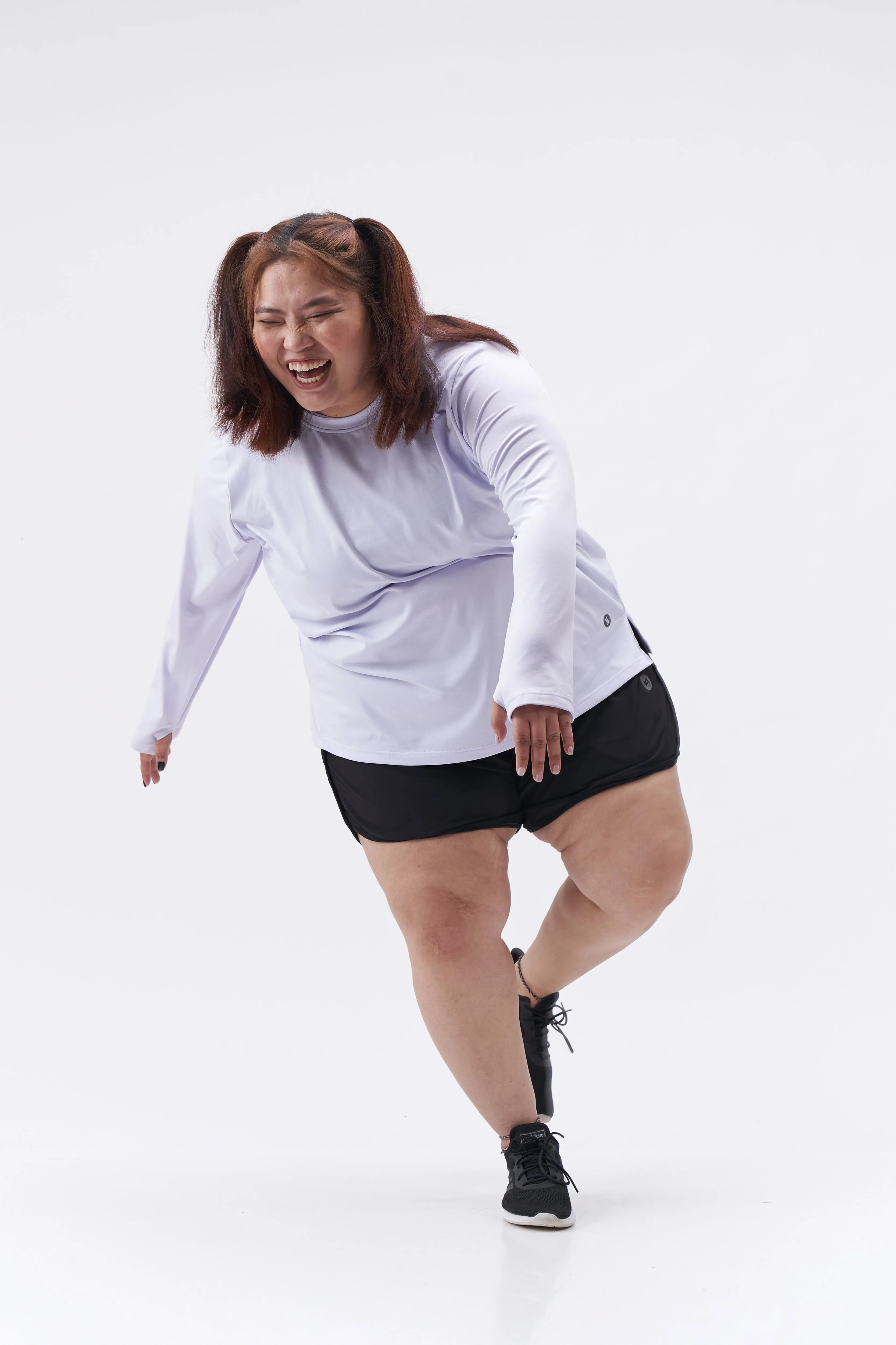 Refresh Long Sleeve Top: Lavender