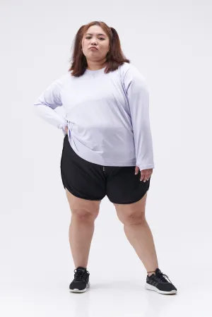 Refresh Long Sleeve Top: Lavender