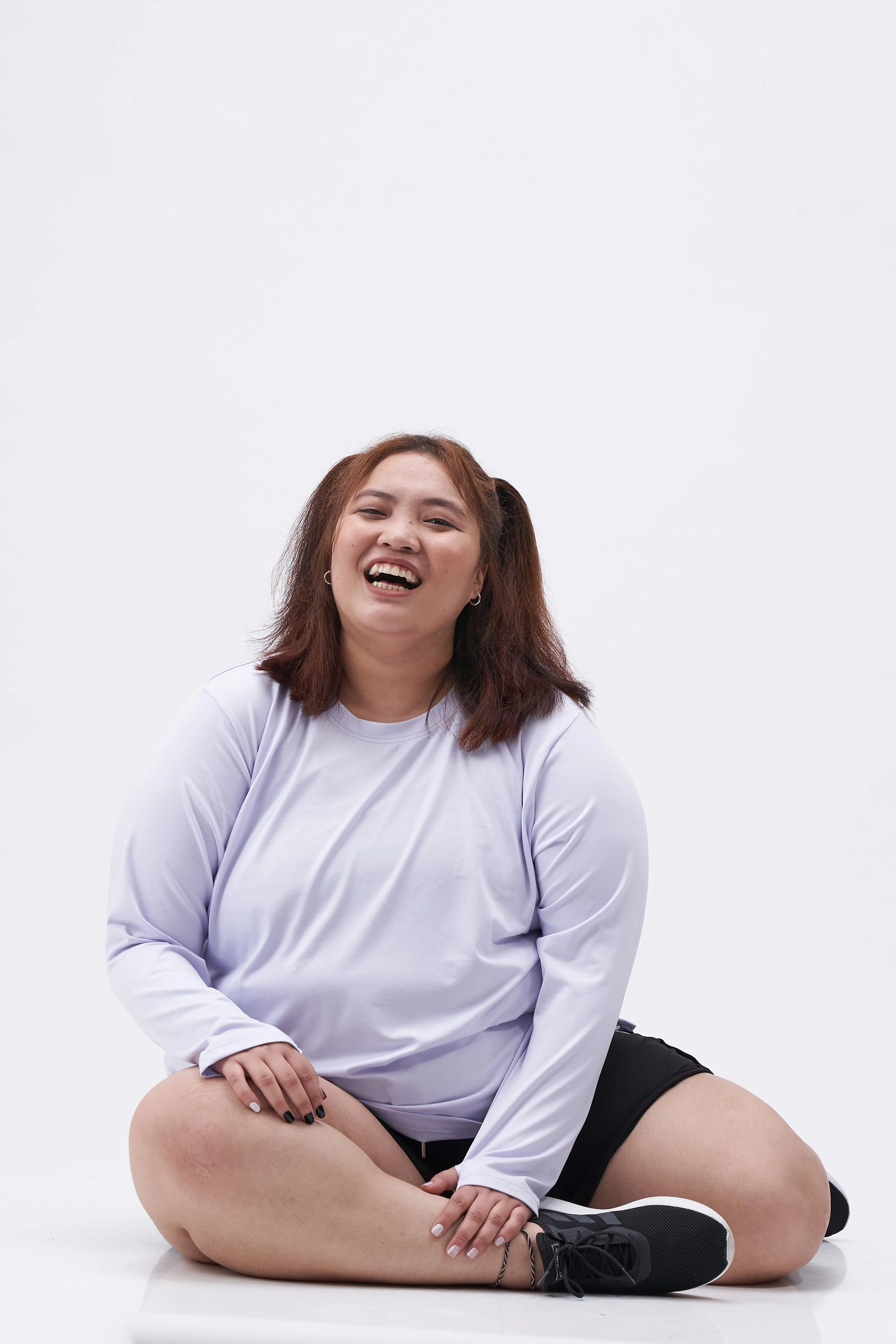 Refresh Long Sleeve Top: Lavender