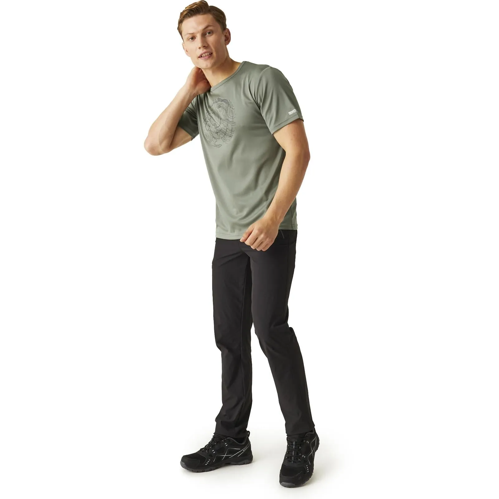 Regatta Mens Fingal VIII Graphic Print T-Shirt