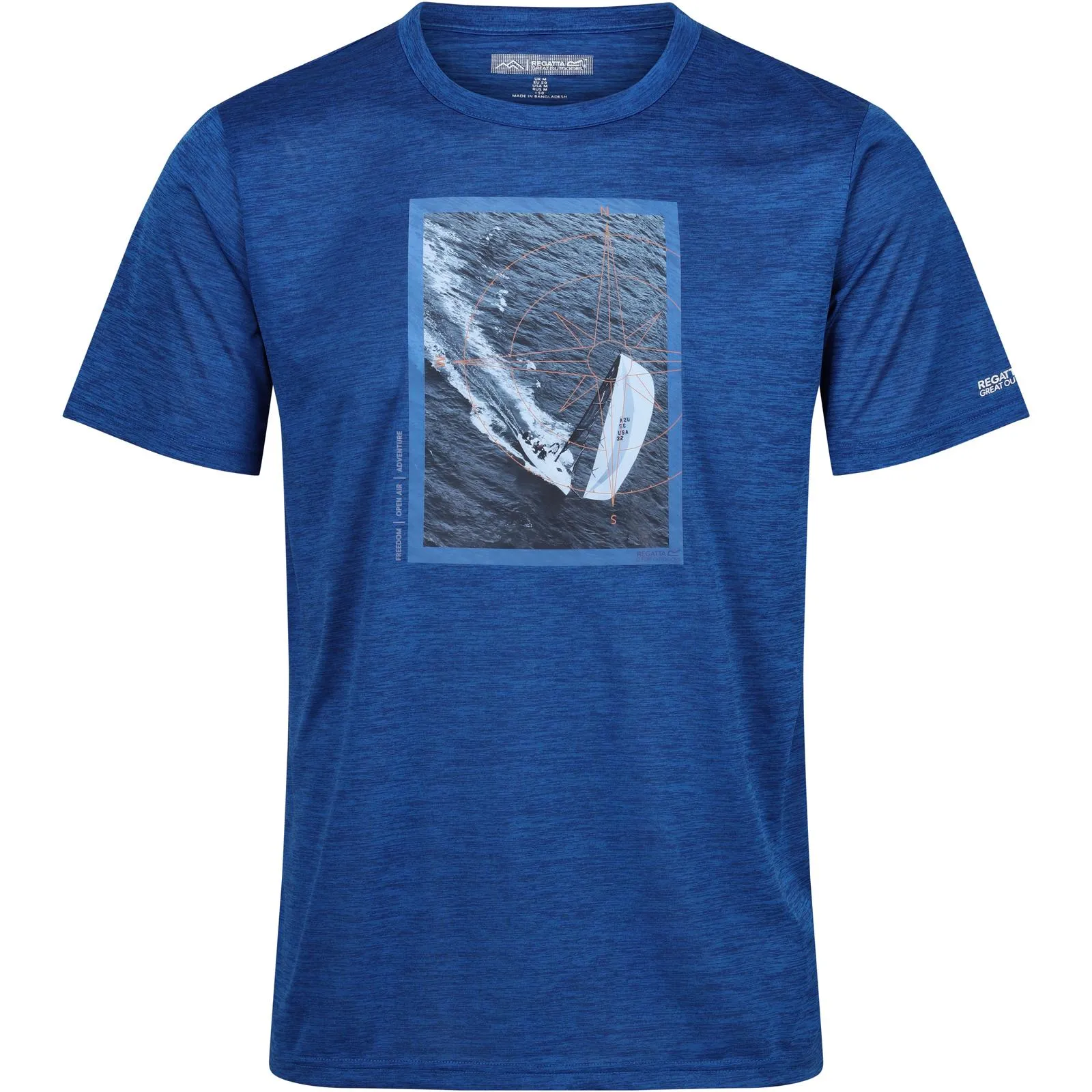Regatta Mens Fingal VIII Graphic Print T-Shirt