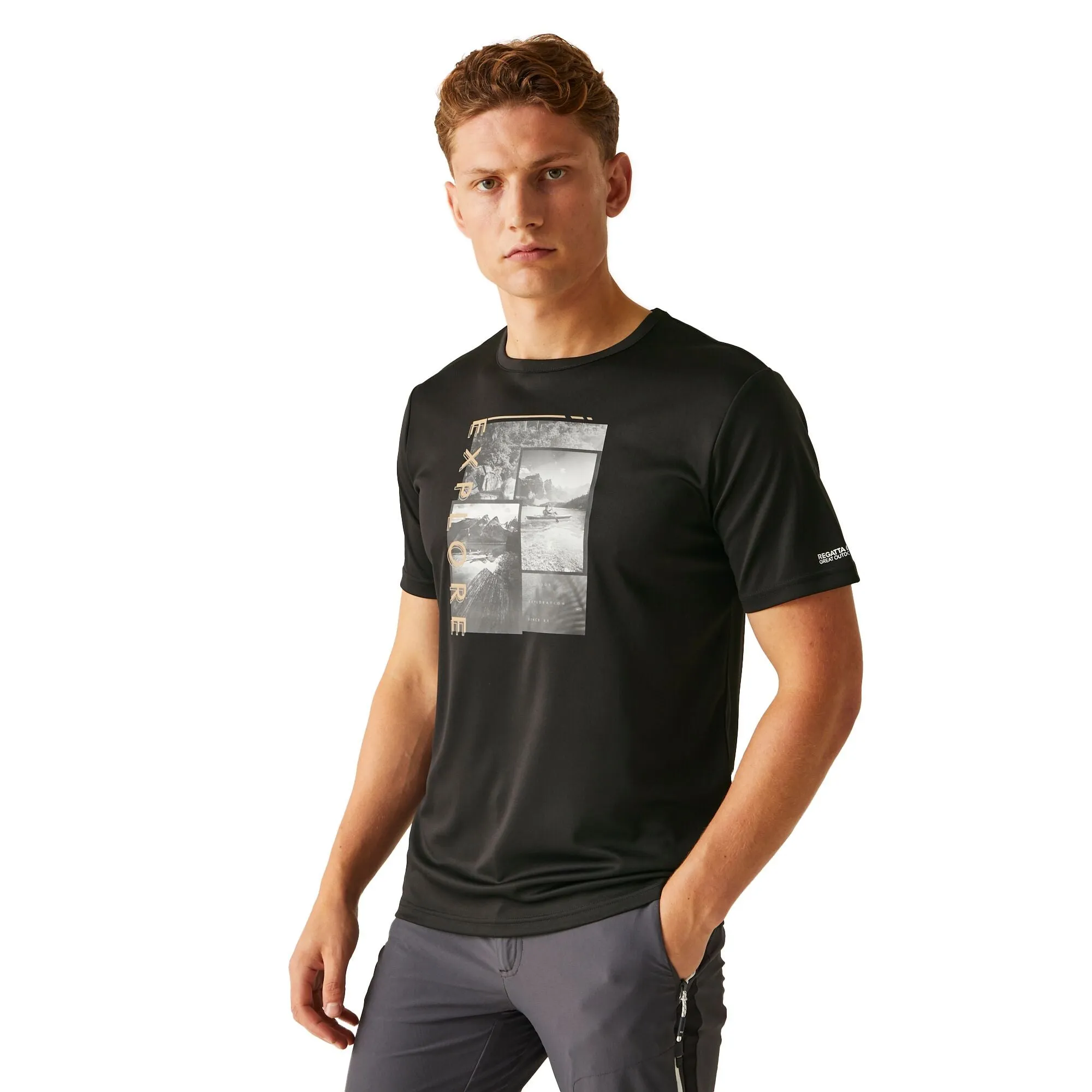 Regatta Mens Fingal VIII Graphic Print T-Shirt