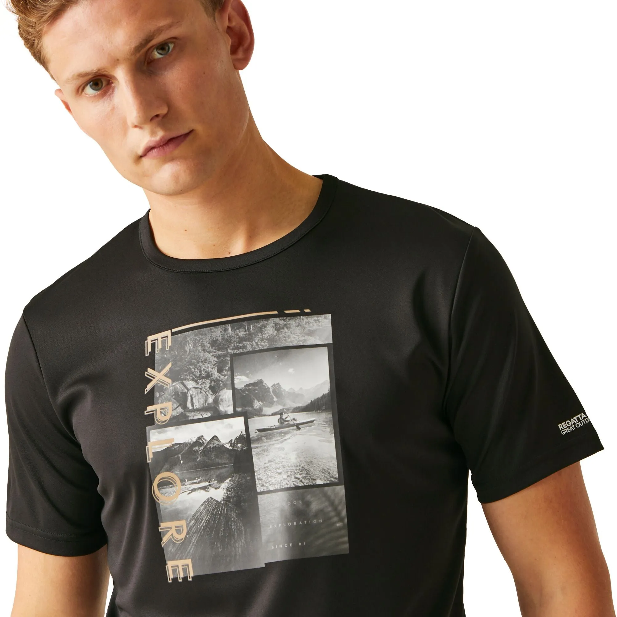 Regatta Mens Fingal VIII Graphic Print T-Shirt