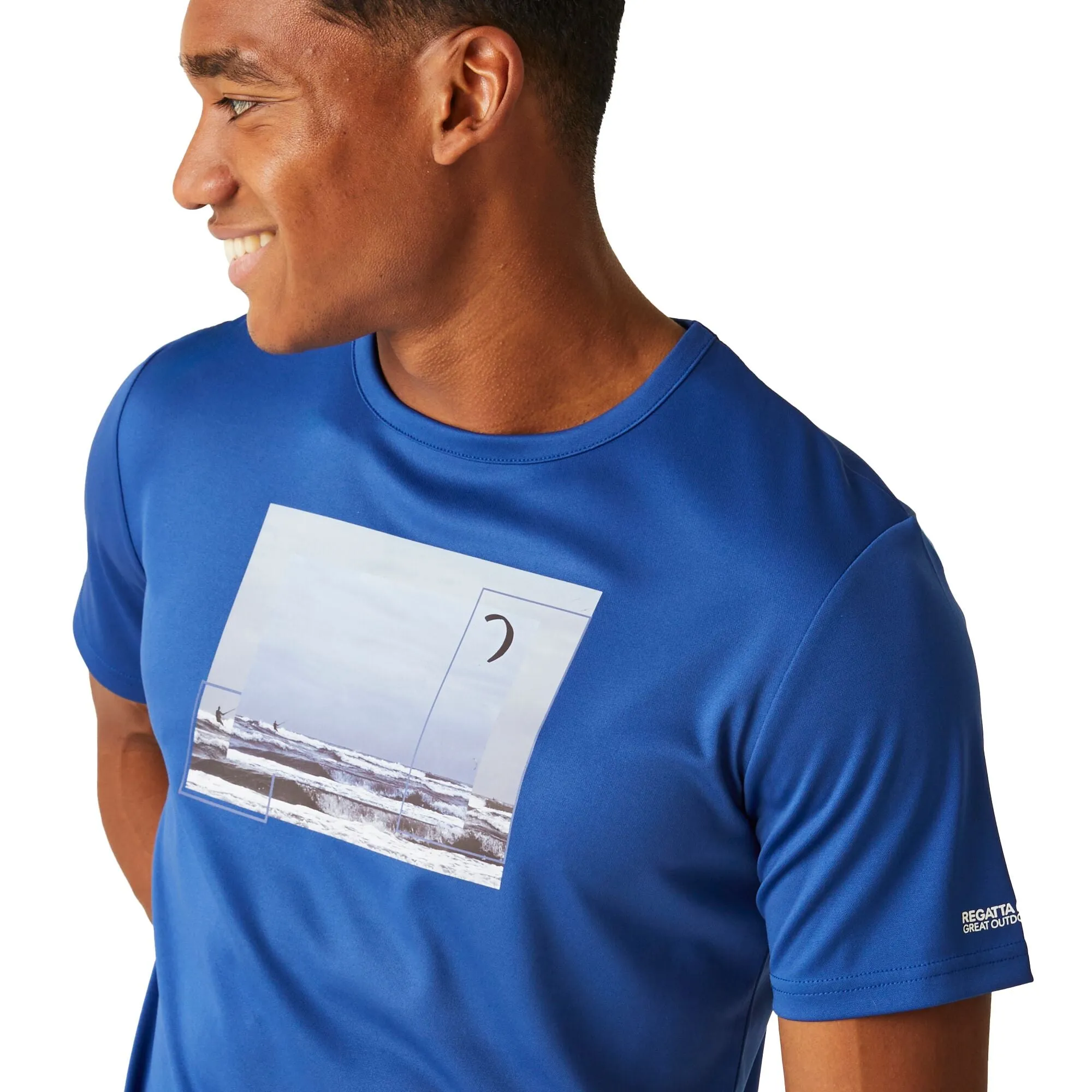 Regatta Mens Fingal VIII Graphic Print T-Shirt