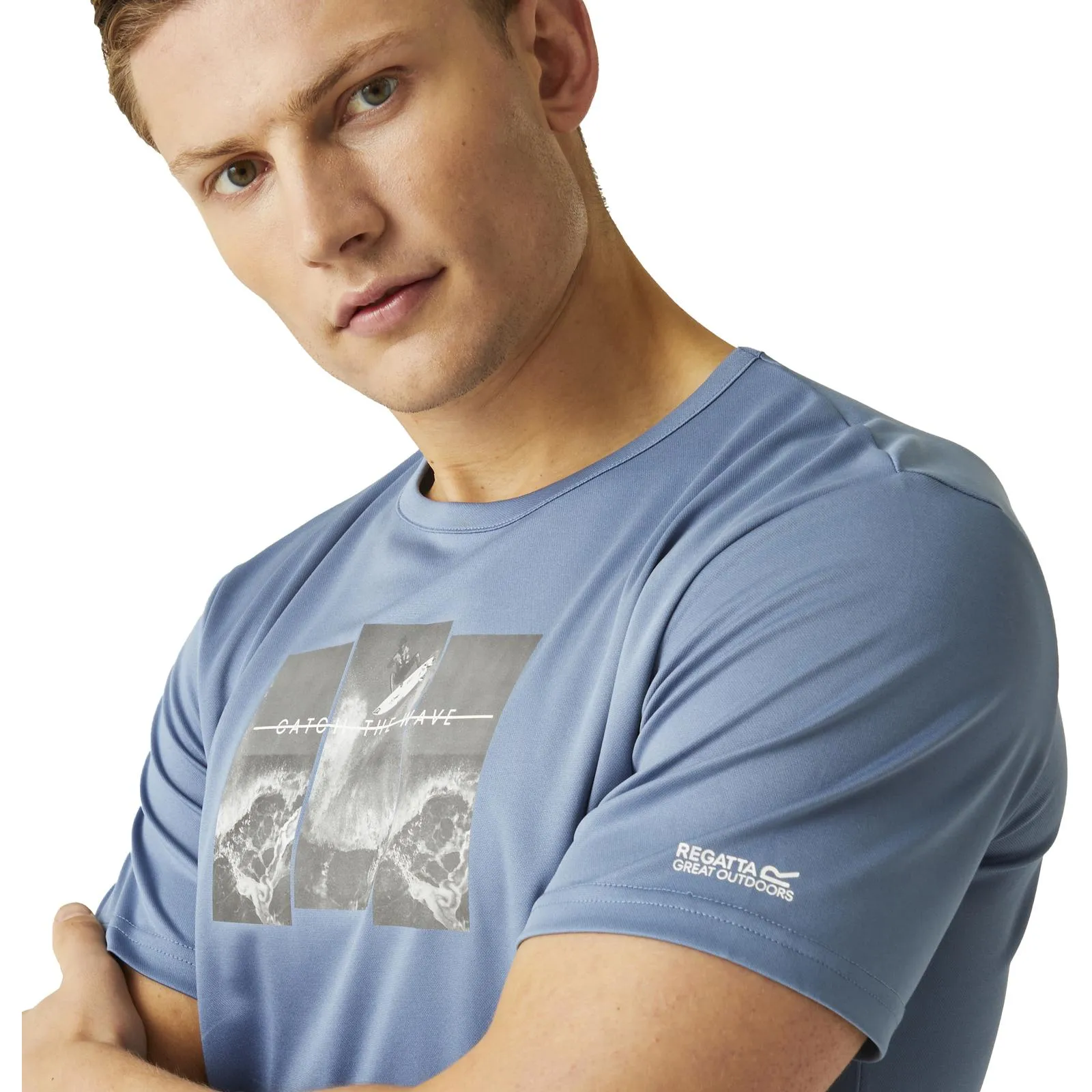 Regatta Mens Fingal VIII Graphic Print T-Shirt