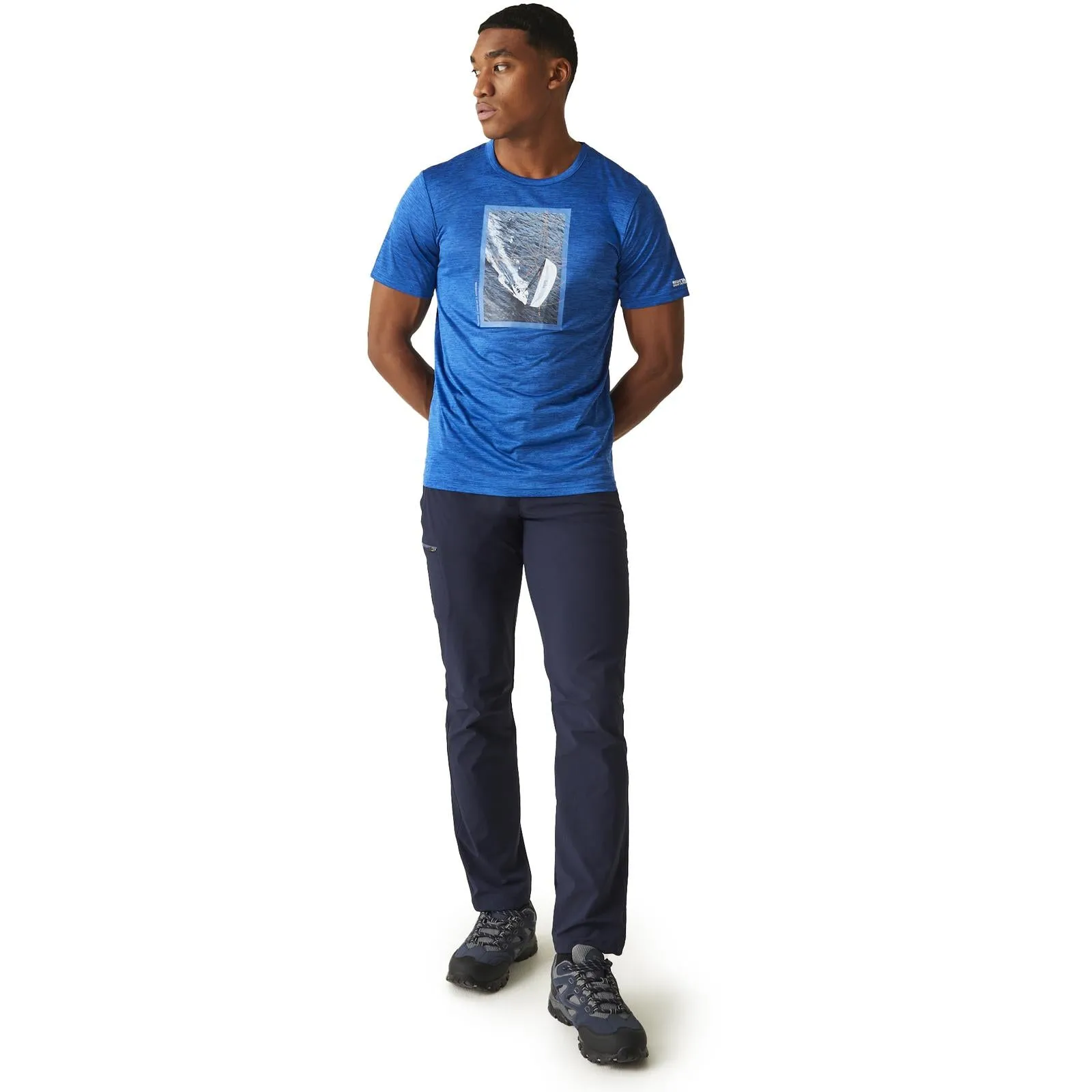 Regatta Mens Fingal VIII Graphic Print T-Shirt