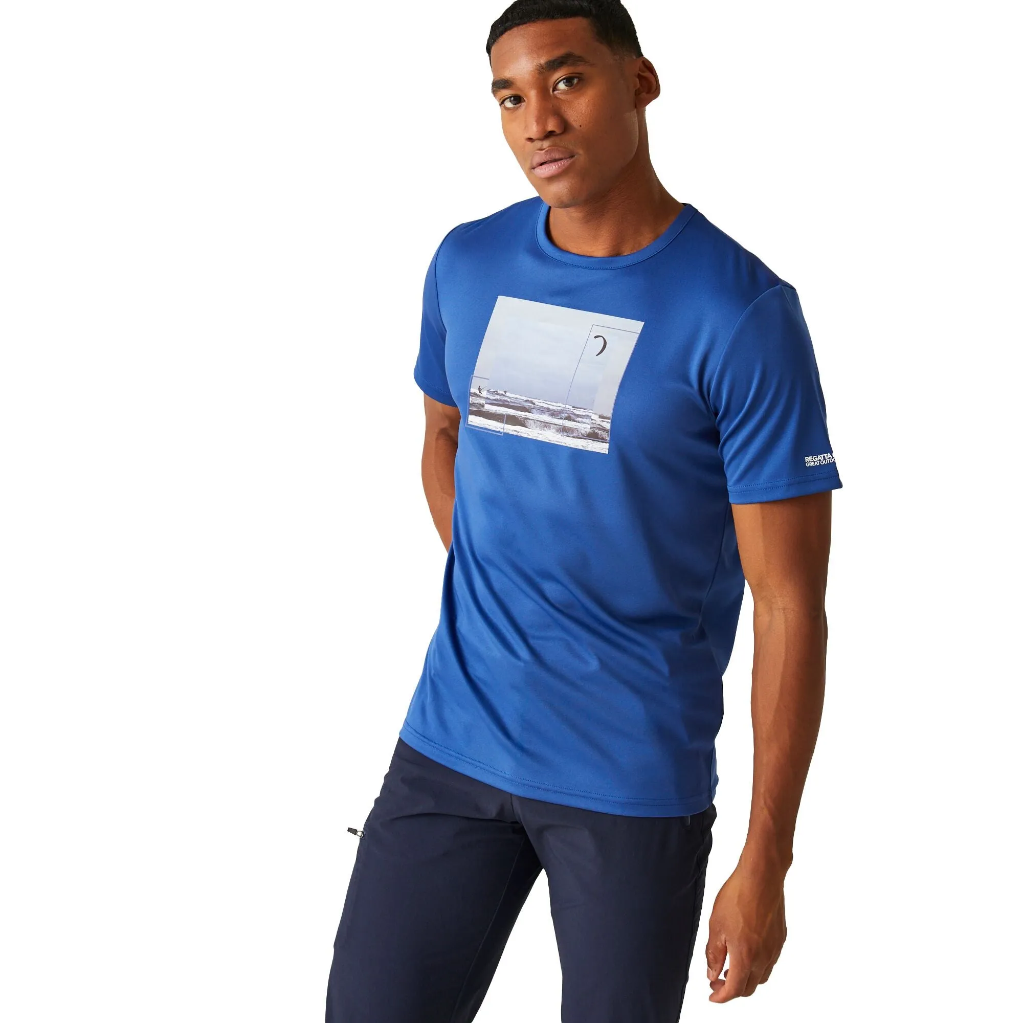 Regatta Mens Fingal VIII Graphic Print T-Shirt