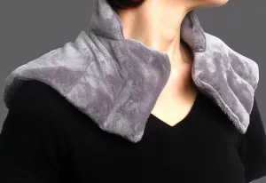 Reusable Hot or Cold All Natural Aromatherapy Neck and Shoulder Wrap with Chamomile, Lavender, Lemon Grass, Peppermint, Premium Flax Seed & Wheat!