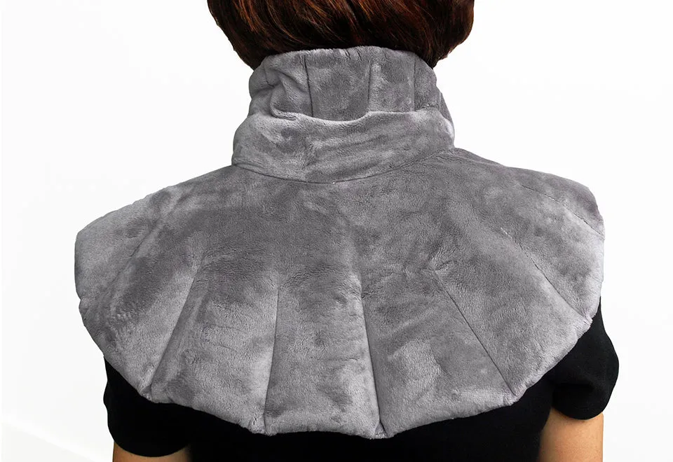 Reusable Hot or Cold All Natural Aromatherapy Neck and Shoulder Wrap with Chamomile, Lavender, Lemon Grass, Peppermint, Premium Flax Seed & Wheat!