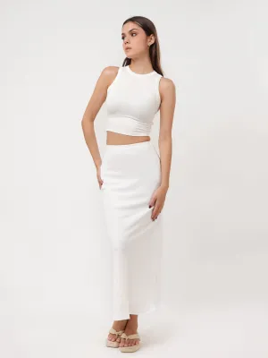 Riri Sleeveless Halter Neck Crop Top