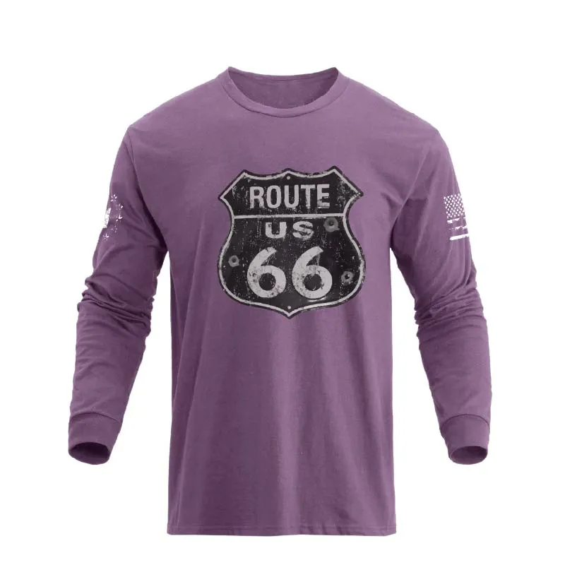 ROUTE 66 GRAPHIC LONG SLEEVE T-SHIRT