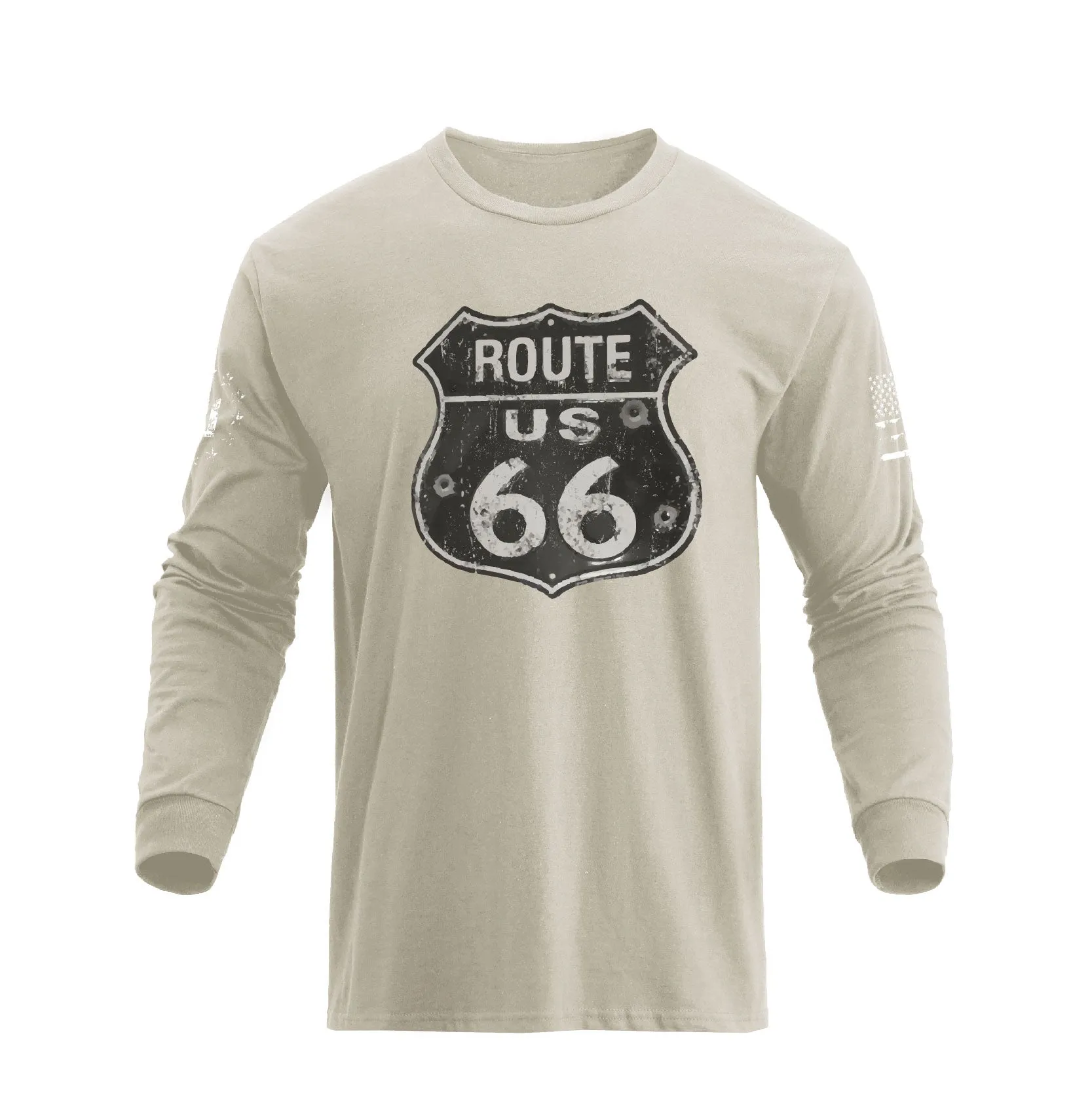 ROUTE 66 GRAPHIC LONG SLEEVE T-SHIRT