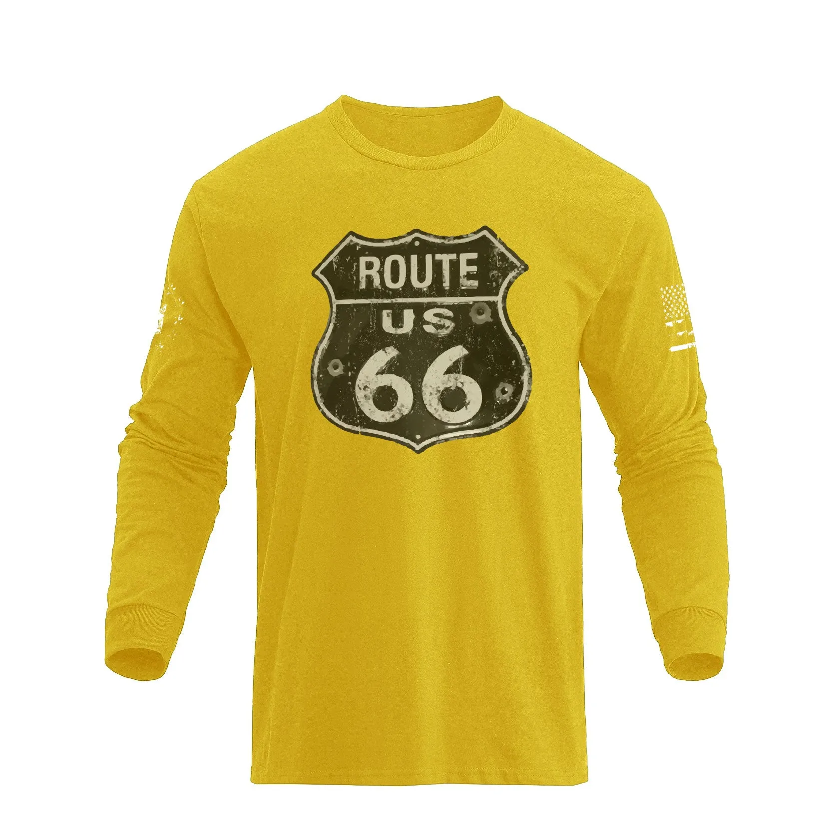 ROUTE 66 GRAPHIC LONG SLEEVE T-SHIRT