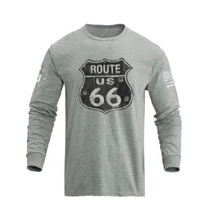 ROUTE 66 GRAPHIC LONG SLEEVE T-SHIRT