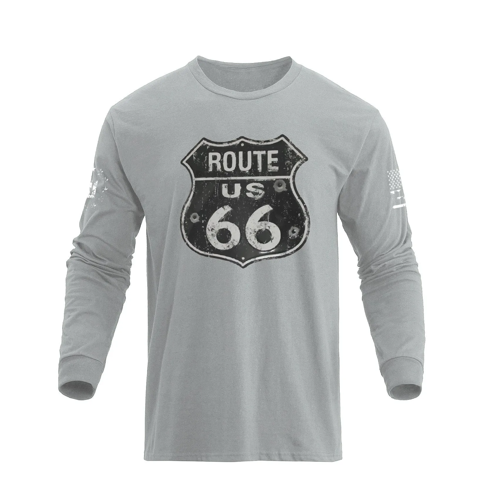 ROUTE 66 GRAPHIC LONG SLEEVE T-SHIRT